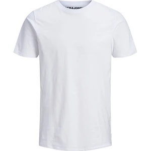 Jack&Jones Pánské triko JJEORGANIC BASIC 12156101 White SLIM M