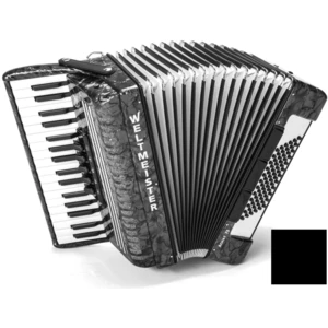 Weltmeister Achat 72 34/72/III/5/3 Black Piano accordion