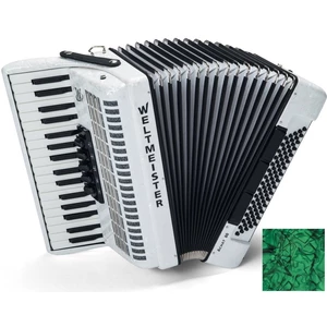 Weltmeister Achat 80 34/80/III/5/3 Green Piano accordion
