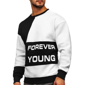 Bluză negru-alb Forever Young Bolf  0002