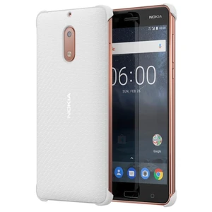 Eredeti tok Nokia Carbon Fibre CC-802 for Nokia 6, Pearl White