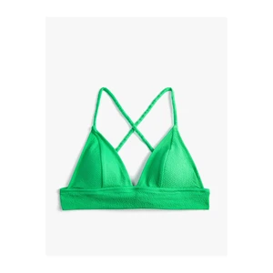 Koton Bikini Tops Bralette Crossovers Covered Textured