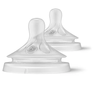 Philips AVENT Cumlík Natural Response 5 rýchly prietok 6m+, 2 ks