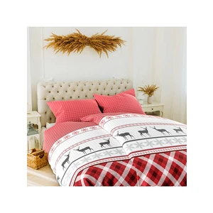 Edoti Xmass 2C flannel bedding A777