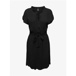 Černé dámské puntíkované šaty JDY  Lima - Dámské