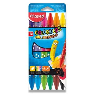 Maped Voskovky Color´ Peps Oil, 12 barev