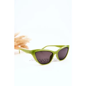 Módní sluneční brýle Cat Eye V090169 Zelená