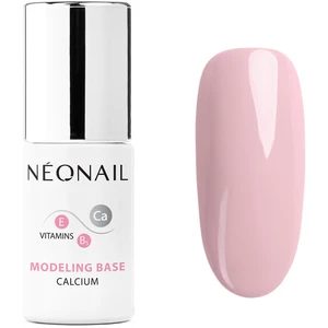 NeoNail Modeling Base Calcium podkladový lak pro gelové nehty s vápníkem odstín Neutral Pink 7,2 ml