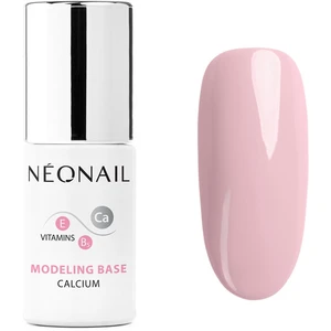 NeoNail Modeling Base Calcium podkladový lak pro gelové nehty s vápníkem odstín Neutral Pink 7,2 ml