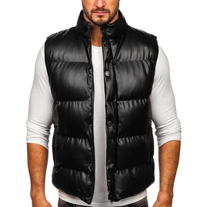 Vestă neagră matlasată Bolf 0023