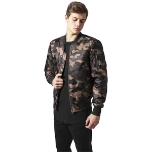 Camo Basic Bomber Jacket wood camo