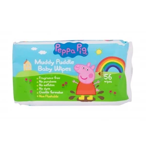 Peppa Pig Peppa Baby Wipes 56 ks čisticí ubrousky pro děti na všechny typy pleti