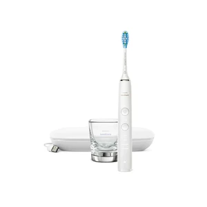 Philips Sonicare DiamondClean 9000 White HX9911/27 sonický elektrický zubní kartáček s nabíjecí sklenicí