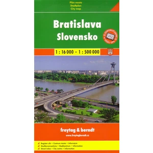 Bratislava + Slovensko 1:16 000/1:500 000