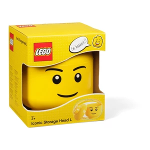Room LEGO úložná hlava velikost S chlapec