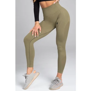 Gym Glamour legíny Bezšvíkové Combat Khaki variant: L