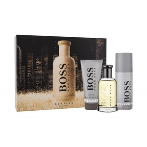 HUGO BOSS Boss Bottled dárková kazeta toaletní voda 100 ml + sprchový gel 100 ml + deodorant 150 ml pro muže