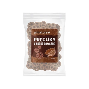 Allnature Preclíky v hořké čokoládě 500 g