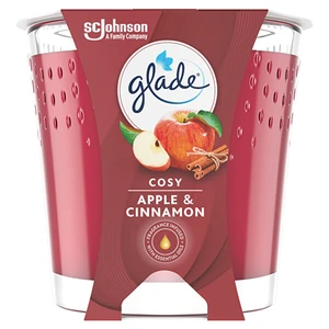 Glade Vonná sviečka Cosy Apple & Cinnamon 129 g