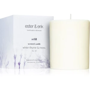 ester & erik scented candle white thyme & moss (no. 42) vonná svíčka náhradní náplň 350 g