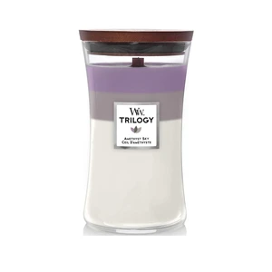 WoodWick Vonná svíčka velká Trilogy Amethyst Sky 609,5 g