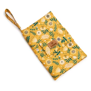 T-Tomi Diaper Bag plenkovník Mustard flowers 21x28 cm