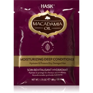 HASK Macadamia Oil hydratační kondicionér pro suché, poškozené a chemicky ošetřené vlasy 50 ml