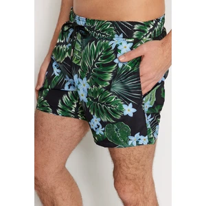 Trendyol Men's Black Men's Standard Swimwear Marine Shorts