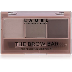 LAMEL BASIC The Brow Bar paleta pro líčení obočí s kartáčkem #401 4,5 g