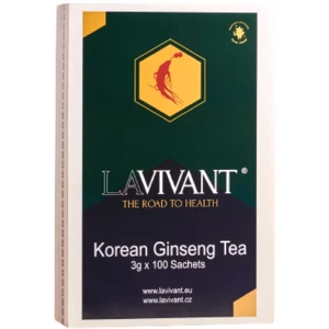 La Vivant LAVIVANT ženšenový granulovaný čaj, drevená krabička, 100 ks