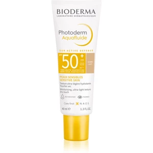 Bioderma Photoderm Aquafluid ochranný krém na tvár SPF 50+ odtieň Claire 40 ml