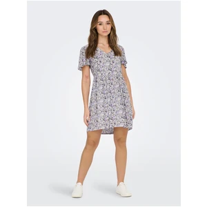 White Floral Dress JDY Gaya - Women
