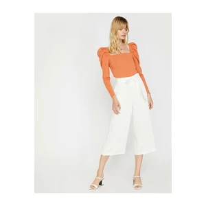 Koton Pants - Ecru - Wide leg