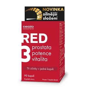 CEMIO RED3 Prostata, vitalita, potencia 90 kapsúl