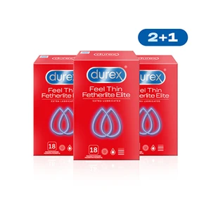 DUREX Feel Thin Extra Lubricated pack 54 ks (2+1)