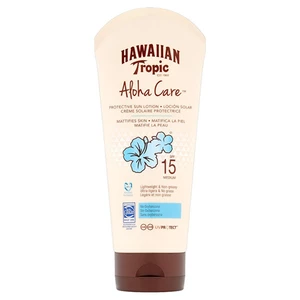 Hawaiian Tropic Opalovací mléko zmatňující SPF 15 Aloha Care (Protective Sun Lotion Mattifies Skin)  180 ml