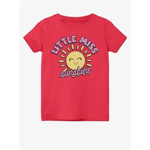 Red Patterned Girl T-Shirt name it Veen - Girls