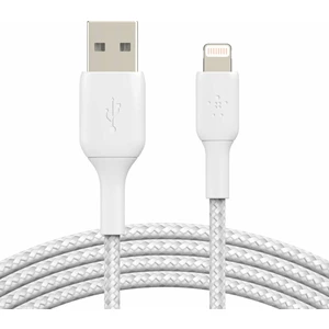 Belkin Boost Charge Lightning to USB-A Cable CAA002bt3MWH Blanco 3 m Cable USB