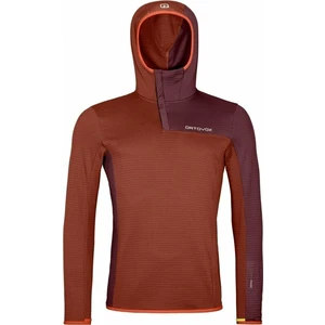 Ortovox Outdoorová mikina Fleece Light Grid SN Hoody M Clay Orange M