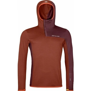 Ortovox Sweat à capuche outdoor Fleece Light Grid SN Hoody M Clay Orange M