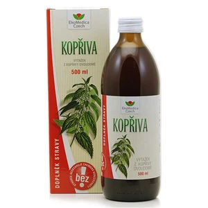 EkoMedica Czech Kopřiva - výtažek z kopřivy dvoudomé 500 ml