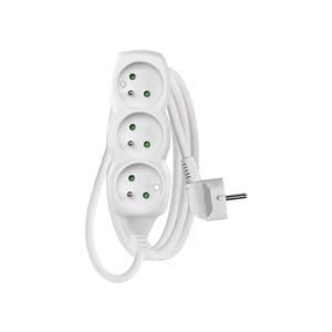 Prodlužovací kabel EMOS 1,5m/3zásuvky bílá P0311 1902030150