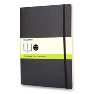MOLESKINE Zápisník mäkký čistý čierny XL (192 strán)