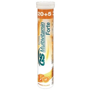 GreenSwan GS Multivitamín Šumivý Forte Pomaranč 20 + 5 tabliet