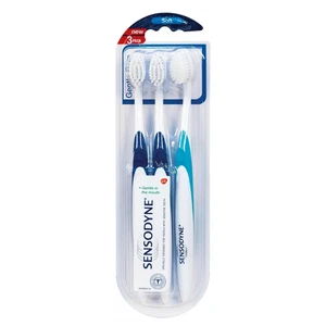 Sensodyne Zubní kartáček pro citlivé zuby a dásně Gentle Care Soft 3 ks