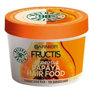 Garnier Obnovující maska na poškozené vlasy Fructis (Papaya Hair Food) 390 ml