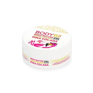 BODYBE Opalovací máslo se třpytivým efektem Piña Colada SPF 25 (Body Butter Tanning Shimmer) 150 ml