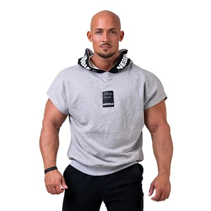 NO LIMITS rag top s kapucňou XXL, light grey