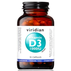 Viridian Vitamin D3 1000 IU 90 kapslí