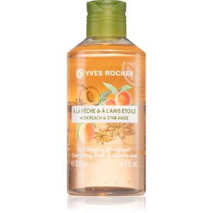 Yves Rocher Peach & Star Anise energizujúci sprchový gél 200 ml